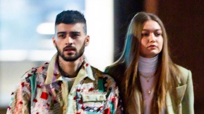 Gigi Hadid y Zayn Malik. Foto: Getty Images.