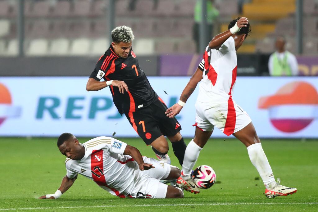 Peru v Colombia. (Photo by Raul Sifuentes/Getty Images)