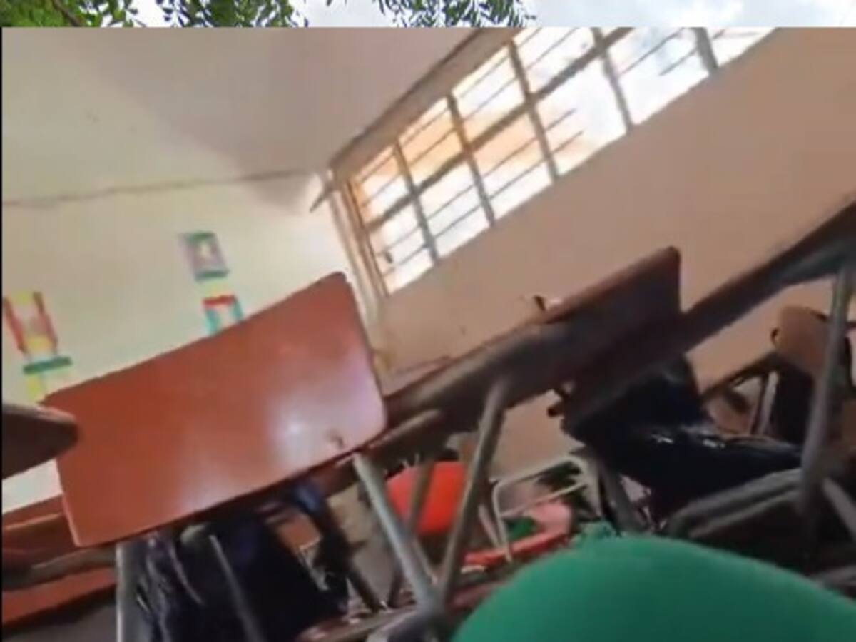 Estudiantes se refugiaron debajo de los pupitres por combates en el Catatumbo