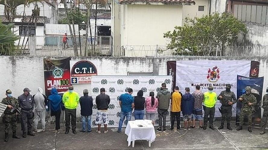 Desarticularon la organización delincuencial ‘Los Nietos’. Foto: Cortesía