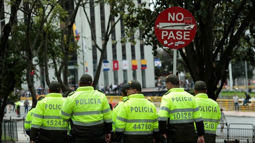 Fuerza Pública está lista para garantizar que se cumpla el aislamiento obligatorio. Foto: Colprensa