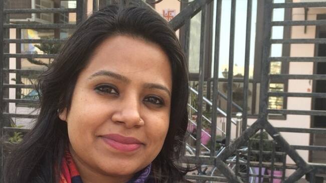 Deepika Bhardwaj sabe que va a contracorriente. Foto: BBC Mundo