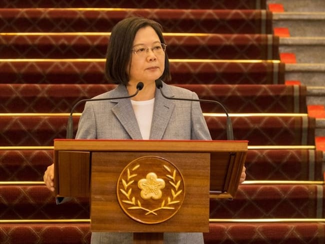 La presidenta de Taiwán Tsai Ing-wen. Foto: Walid Berrazeg/SOPA Images/LightRocket via Getty Image