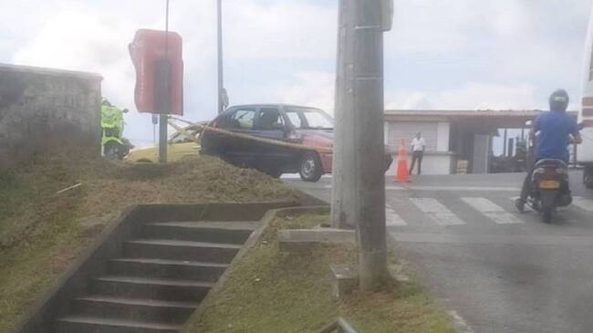 Lugar donde se presentaron los hechos en la Avenida Centenario. Crédito: Suministrada por la comunidad.