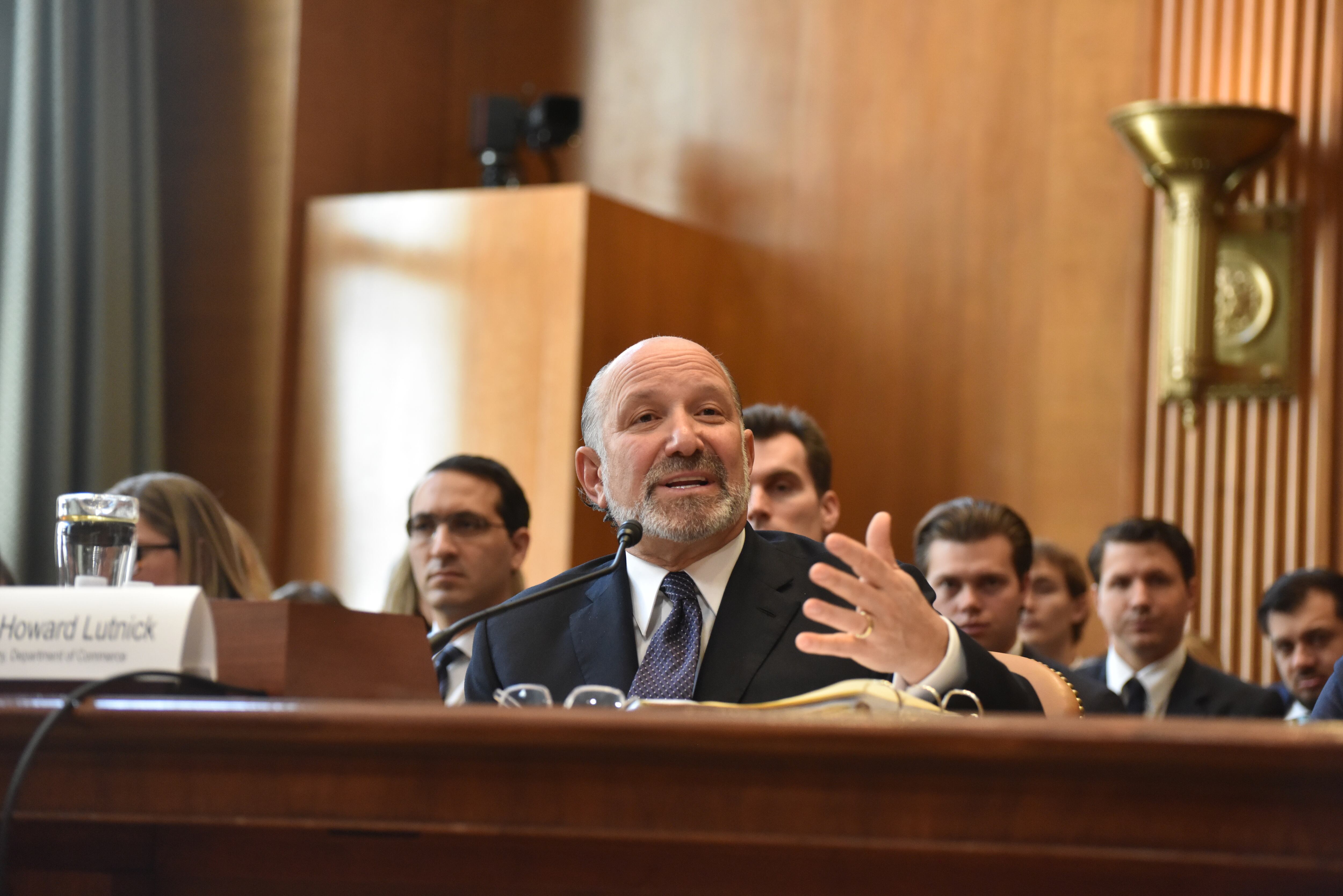 Howard Lutnick secretario de comercio de Estados Unidos. Foto: Sha Hanting/China News Service/VCG via Getty Images