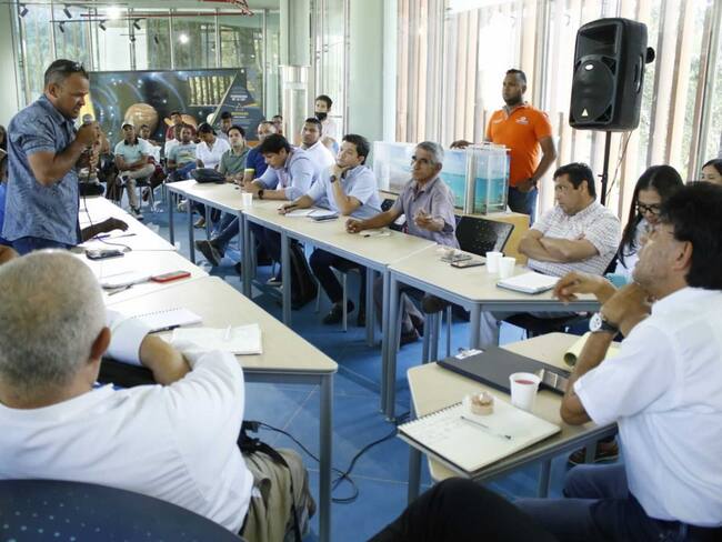 Reunión entre líderes y secretarios de gobierno/ Alcaldía de Santa Marta