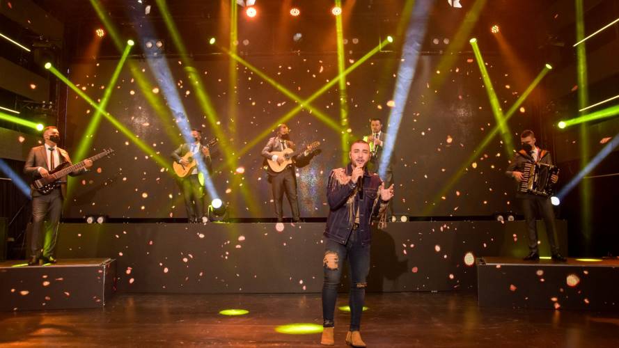 Jessi Uribe en Latino Music Awards 2020. Crédito: Colprensa