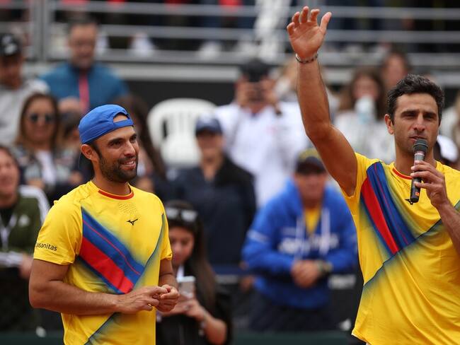 Juan Sebastián Cabal y Robert Farah. Foto: Colprensa.