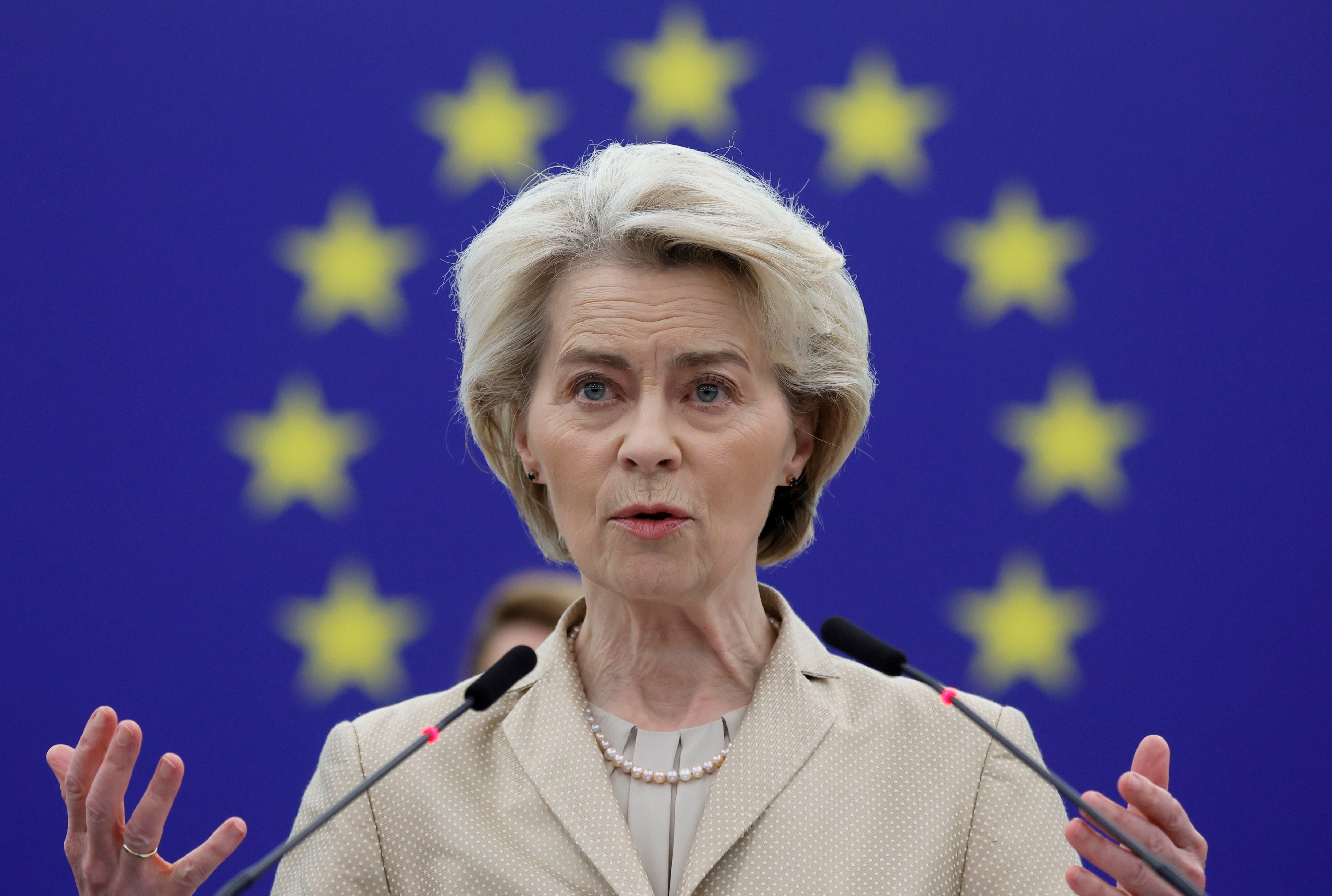 Von Der Leyen. Foto: EFE/RONALD WITTEK