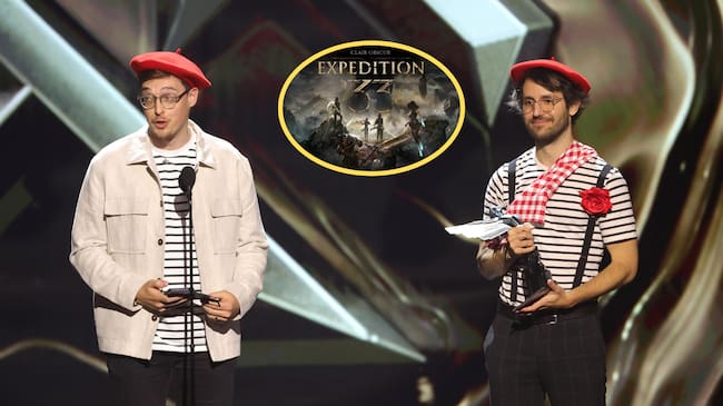 Nicholas Maxson-Francombe and Guillaume Broche, directores de Clair Obscur: Expedition 33. Foto: Frank Micelotta/The Game Awards via Getty Images
Clair Obscur: Expedition 33. Foto: Sandfall Interactive.