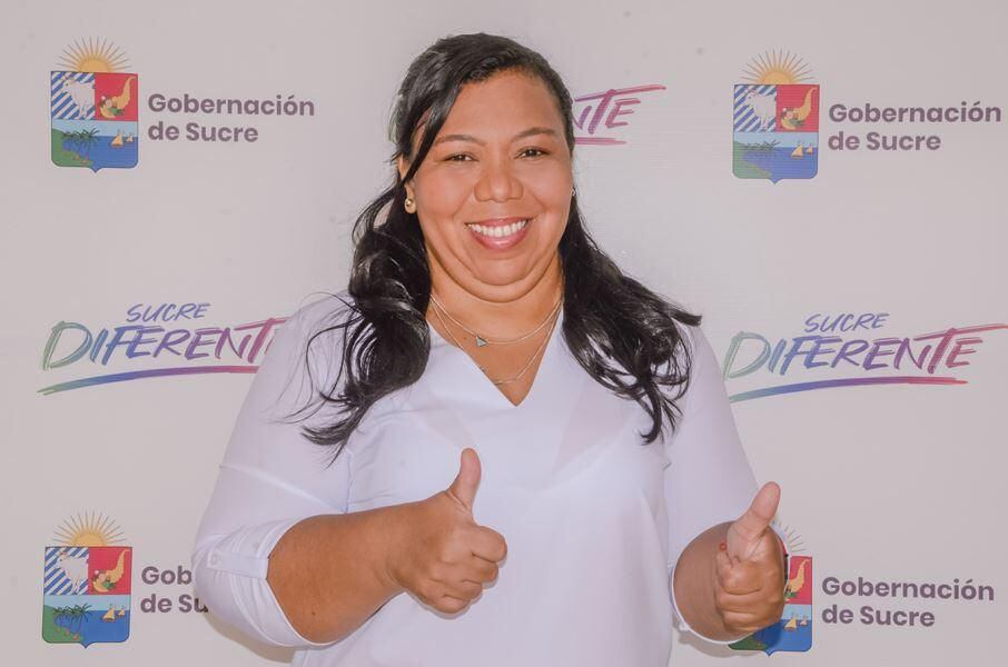 Tatiana Isela Niebles Flórez. Foto: prensa Gobernación de Sucre. 