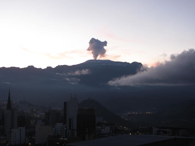 Volcán Nevado del Ruiz. Foto: Cortesía Servicio Geológico Colombiano (SGC).