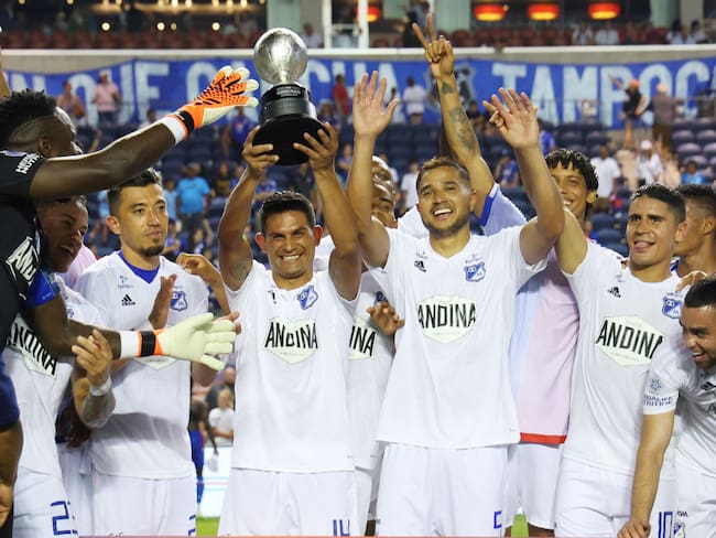 Crystal Palace vs. Millonarios, Nations Cup 26 de julio de 2023. Estados Unidos. Foto: Michael Reaves/Getty Images.