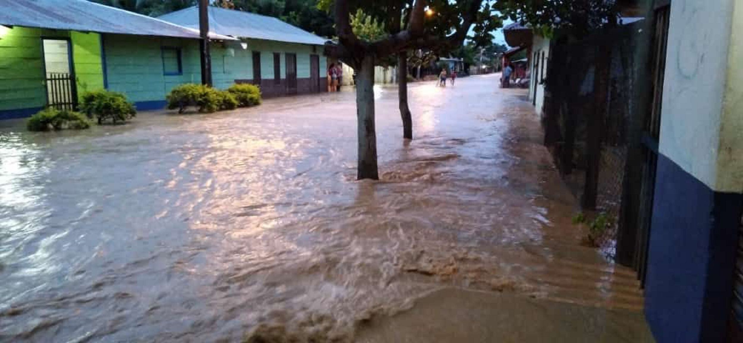 Inundaciones en Guasimal. Foto: cortesía comunidad de Guasimal.