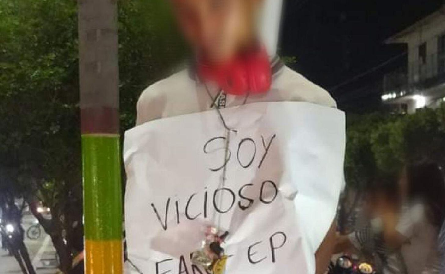 Castigos públicos de la disidencia de las Farc contra un grupo de personas en Tibú