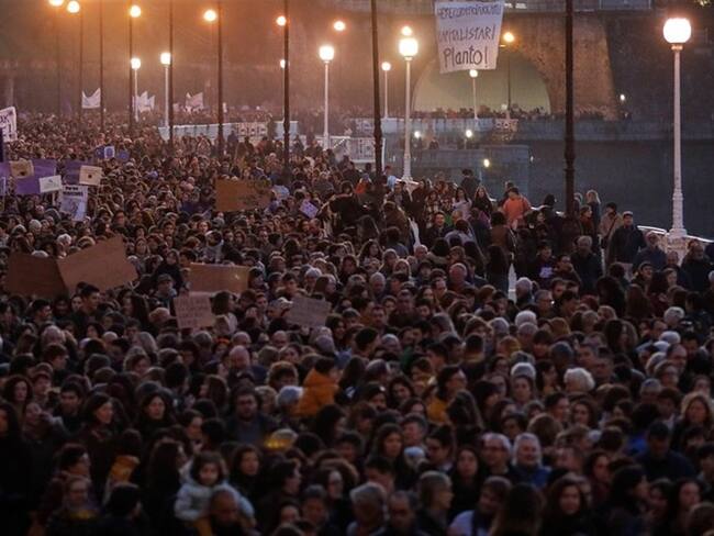 Huelga feminista y cientos de protestas en toda España por el Día de la Mujer. Foto: Agencia EFE