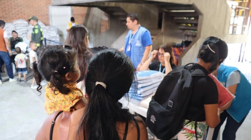 Atención de familias desplazadas del Catatumbo por parte de ACNUR / Foto: ACNUR