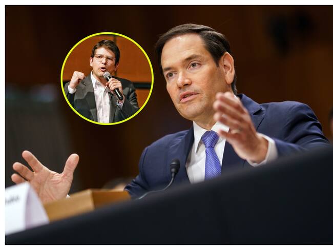 Marco Rubio, secretario de Estado de Estados Unidos, se pronunció sobre el ataque a Miguel Uribe. Foto: EFE/Colprensa.