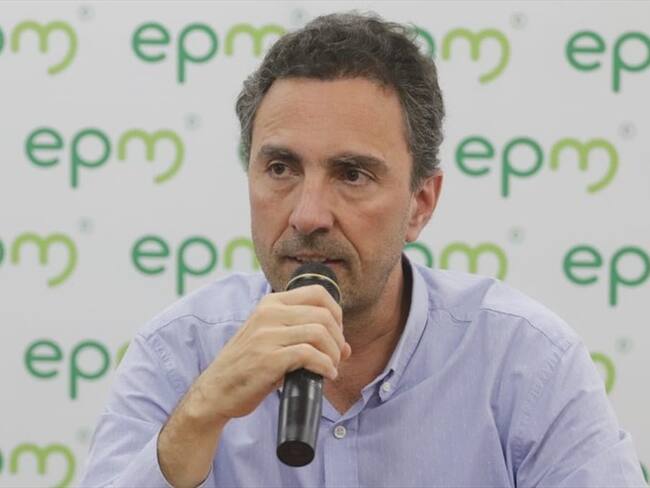 El gerente de EPM, Jorge Londoño de La Cuesta. Foto: Cortesía EPM