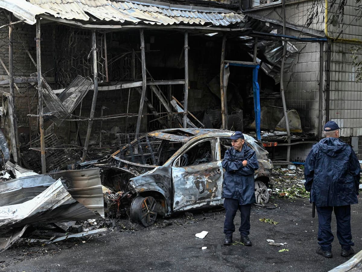 A 28 subió el número de muertos en Kiev por el ataque ruso con drones y misiles