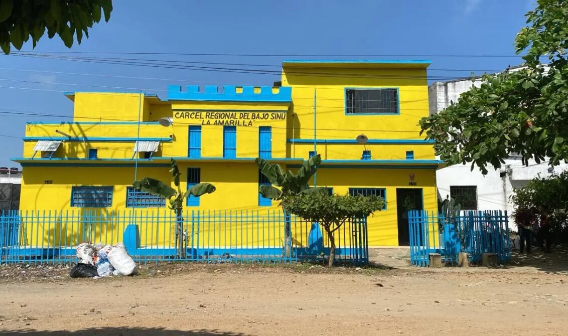 Cárcel La Amarilla de Lorica. Foto: prensa Alcaldía de Lorica.