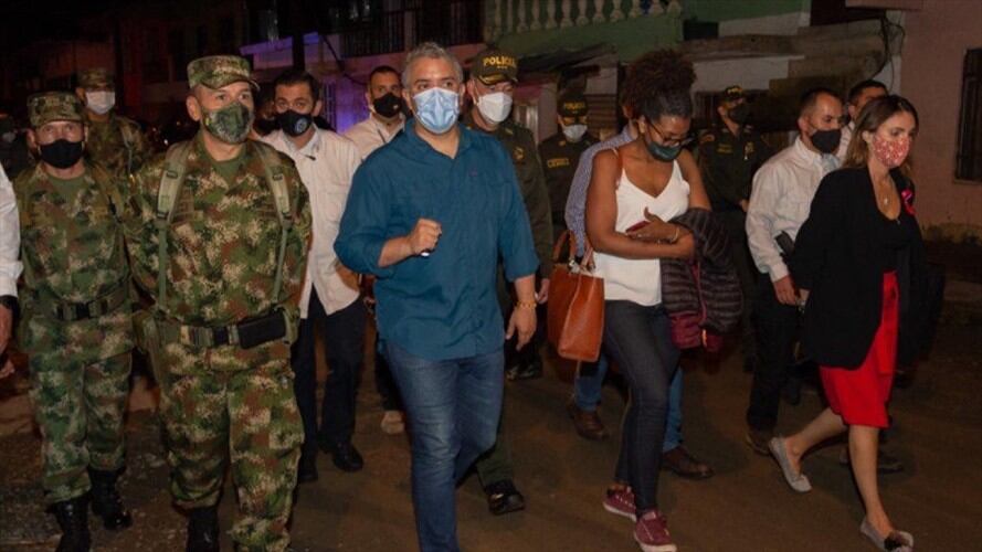 Los habitantes de Quibdó tienen miedo e incertidumbre por la circulación de panfletos dirigidos por las autodenominadas ‘Fuerzas Armadas Mexicanas’. Foto: Presidencia de la República