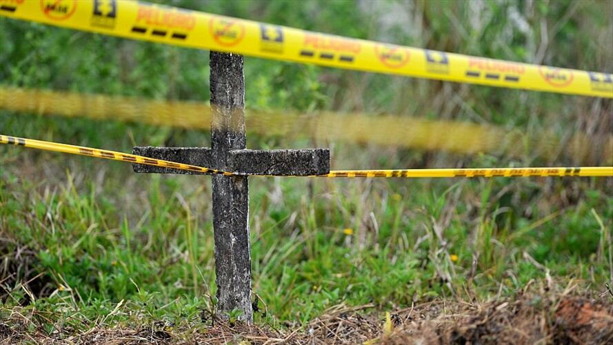 La JEP extendió por seis meses a partir del 20 de octubre las medidas cautelares sobre el cementerio La Dolorosa de Puerto Berrío. Foto: Getty Images / GUILLERMO LEGARIA