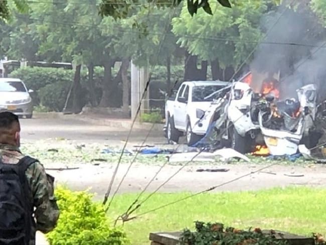 La ONU y la OEA expresaron su rechazo por la explosión de un carro bomba en el interior de la Brigada 30 de Cúcuta en Norte de Santander. Foto: Colprensa