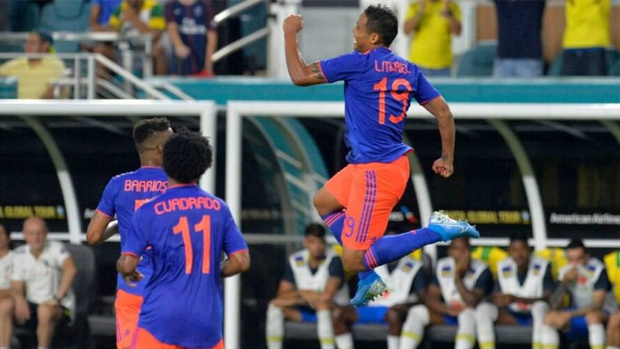 Colombia empató 2-2 contra Brasil, vigente campeón de la Copa América. Foto: Colprensa