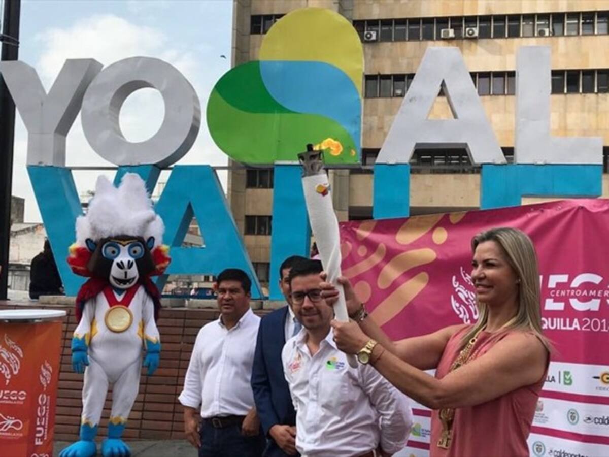 Cali, subsede de los Juegos, recibió el Fuego Centroamericano
