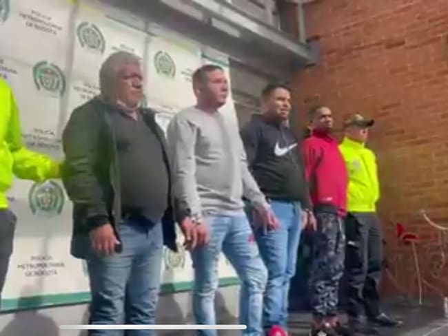 Integrantes del grupo criminal 'Satanás' en Bogotá | Foto: Suministrada
