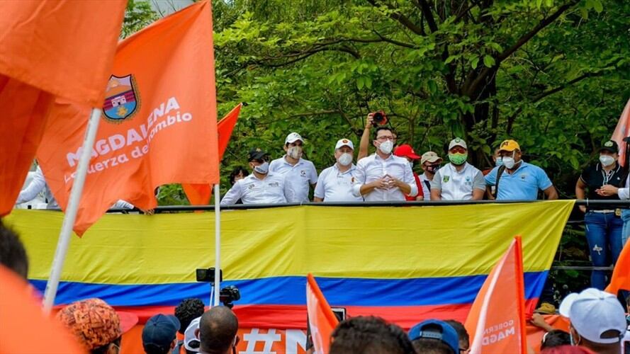 “La voz del pueblo se hizo oír”: Carlos Caicedo sobre el retiro de la reforma tributaria. Foto: Twitter Carlos Caicedo