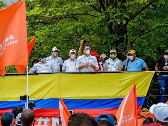 “La voz del pueblo se hizo oír”: Carlos Caicedo sobre el retiro de la reforma tributaria. Foto: Twitter Carlos Caicedo