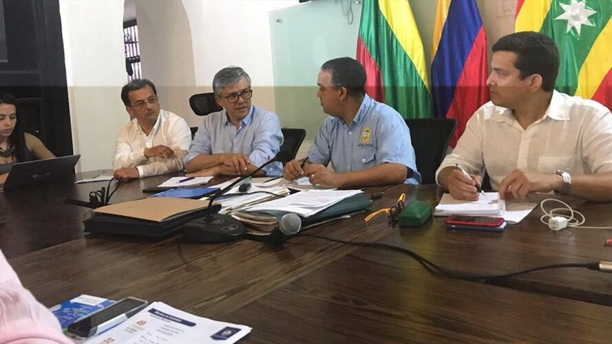 Fonade y Mincomercio acuerdan acciones para organizar Playa Blanca en Barú . Foto: Cortesía
