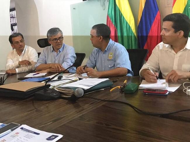 Fonade y Mincomercio acuerdan acciones para organizar Playa Blanca en Barú . Foto: Cortesía
