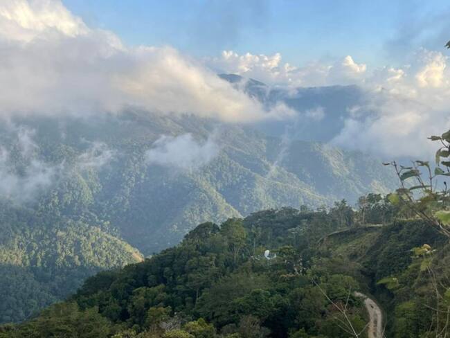 Enfrentamientos entre grupos armados ilegales en la Sierra Nevada de Santa Marta. Foto: cortesía de Lerber Dimas a Gissell Campo