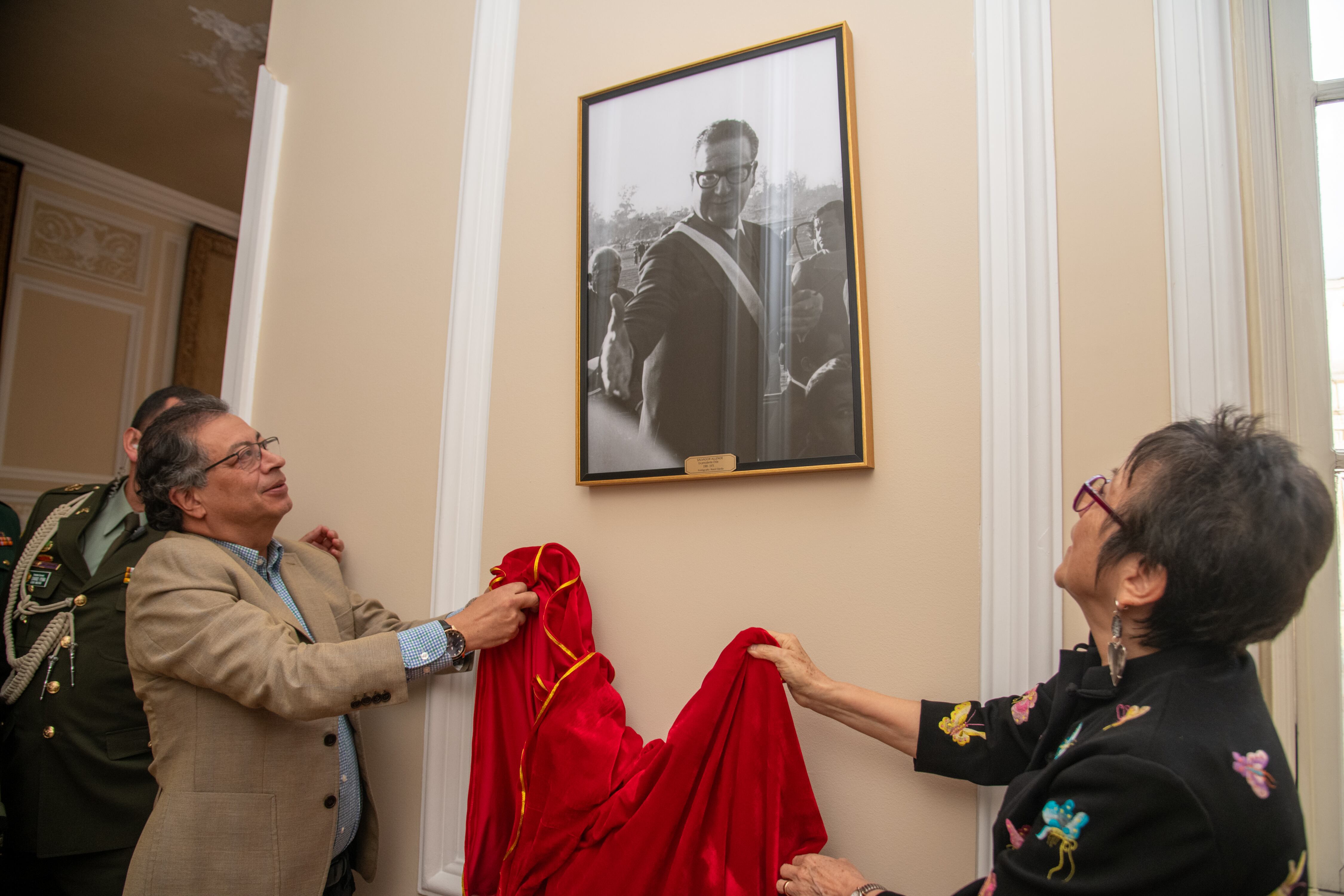 Retrato de Salvador Allende. Foto: Presidencia de la República.