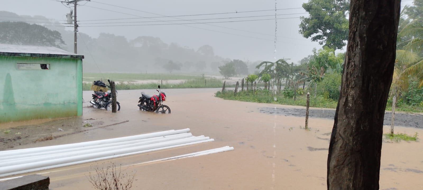 Inundaciones en Canalete, Córdoba. Foto: cortesía Alcaldía de Canalete, Córdoba. 