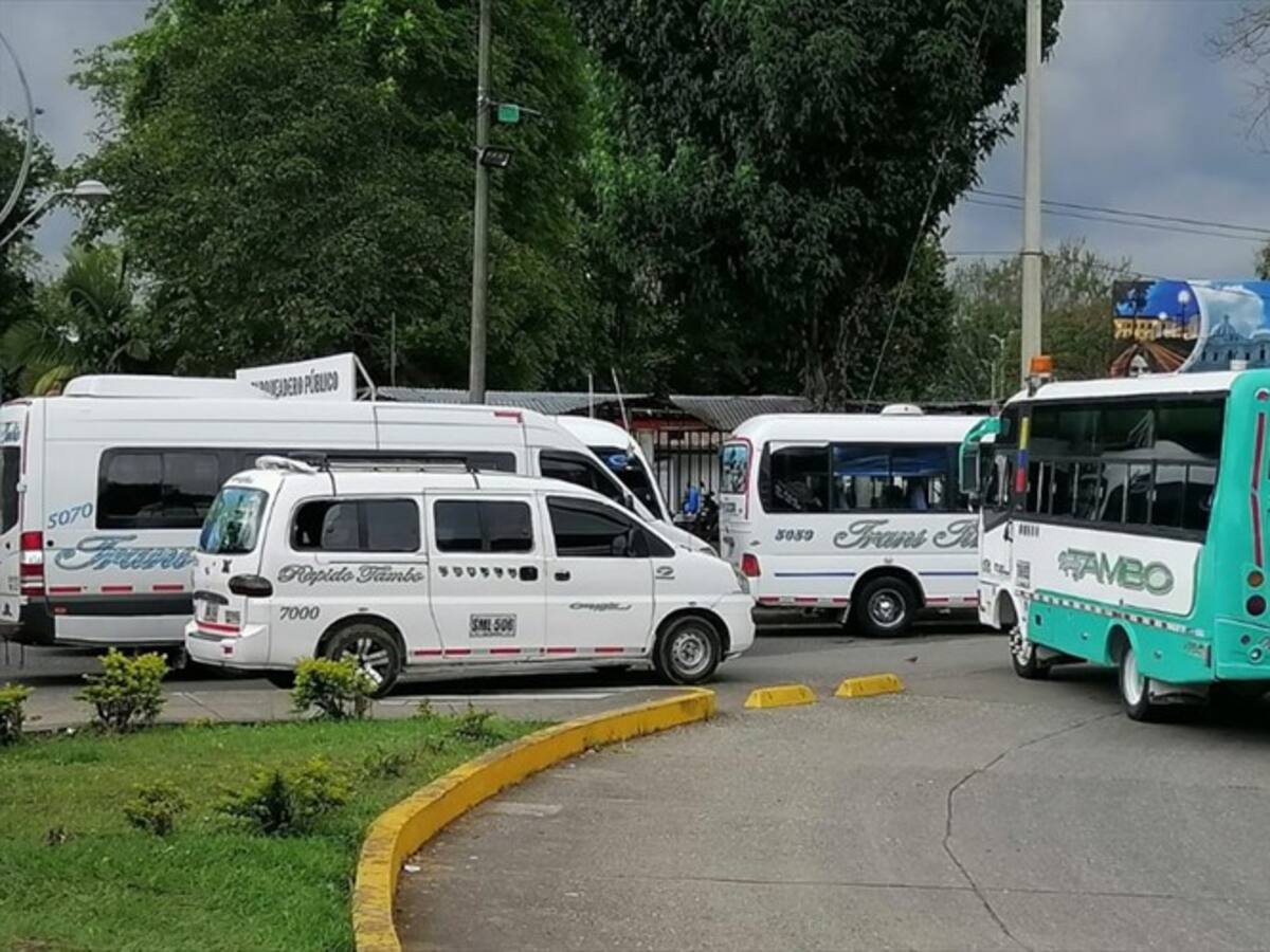 Continúan las protestas de transportadores en Popayán