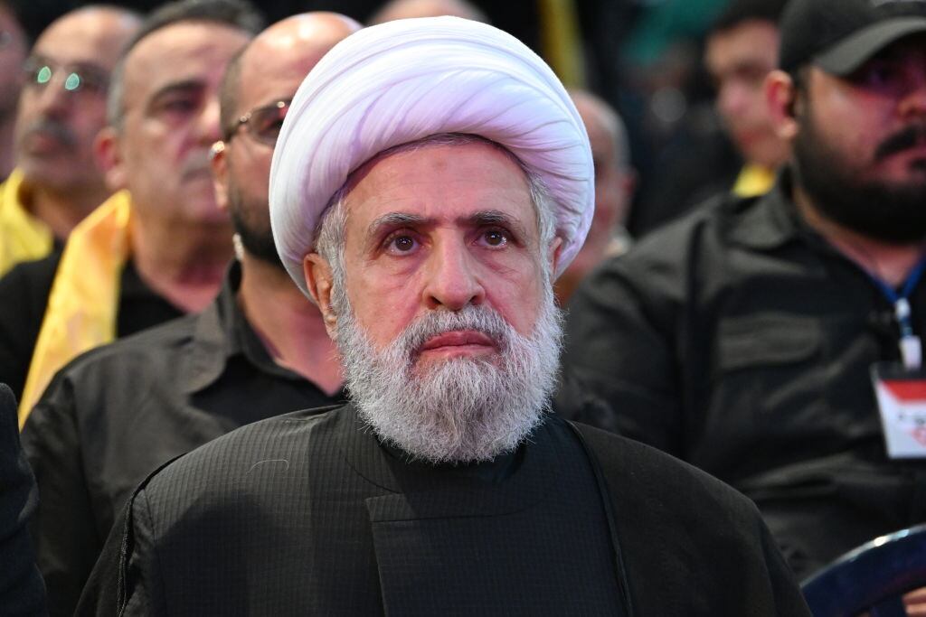 Naim Qassem. I Foto: Houssam Shbaro/Anadolu via Getty Images.