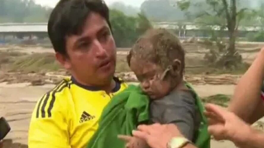 El parte médico es que el menor de nueve meses está estable pero bajo observación.. Foto:Suministrada.