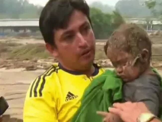 El parte médico es que el menor de nueve meses está estable pero bajo observación.. Foto:Suministrada.