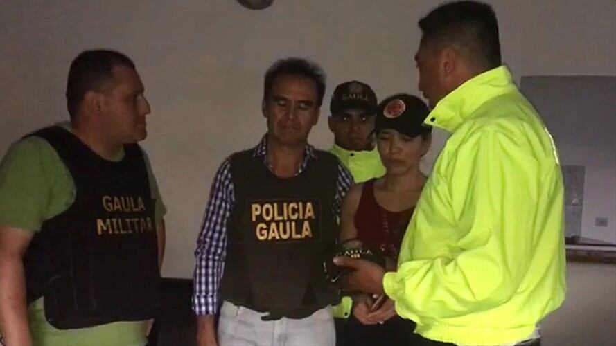 Liberan en Saravena al ingeniero Jesús Rojas. Foto: Policía Nacional