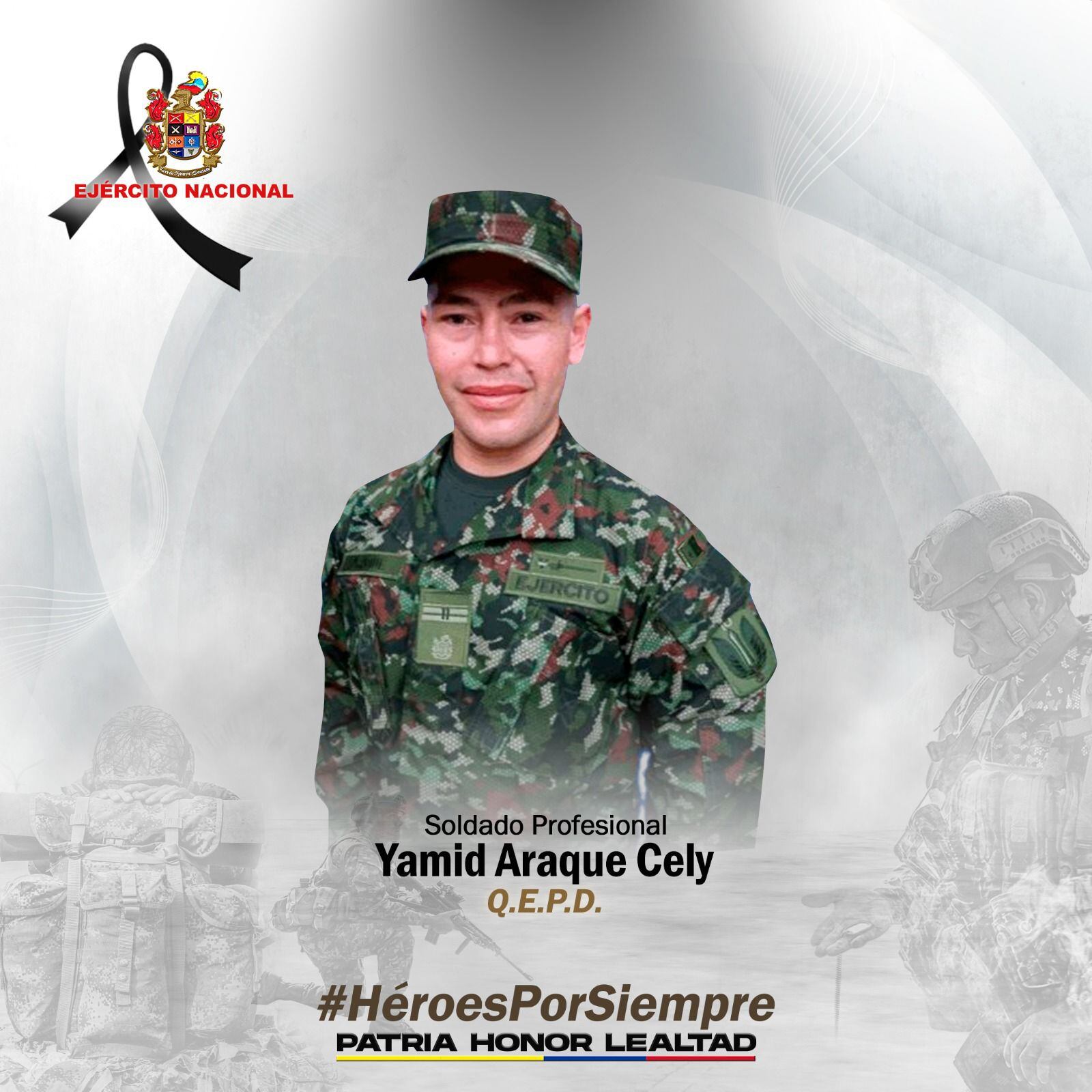 Combates registrados en las últimas horas en zona rural del municipio de Tibú, en Norte de Santander, deja un soldado profesional muerto. / Foto: Ejército Nacional.