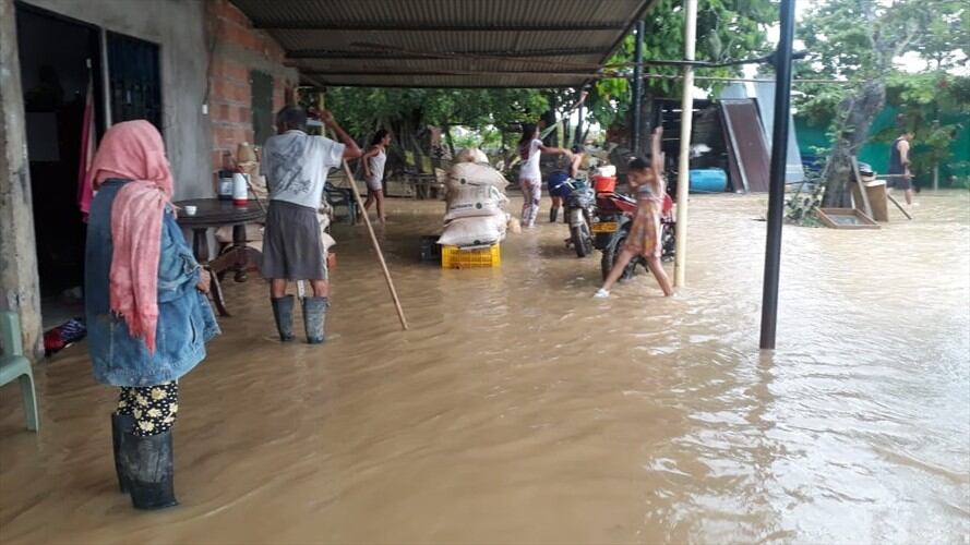 En Cúcuta fue declarada la alerta naranja por cuenta de las lluvias en la zona. Foto: Libardo Cuberos (W Radio)