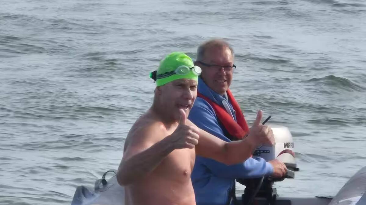 Jorge Ignacio Ángel, el colombiano que cruzó nadando el Canal de la Mancha: “Me preparé seis meses”