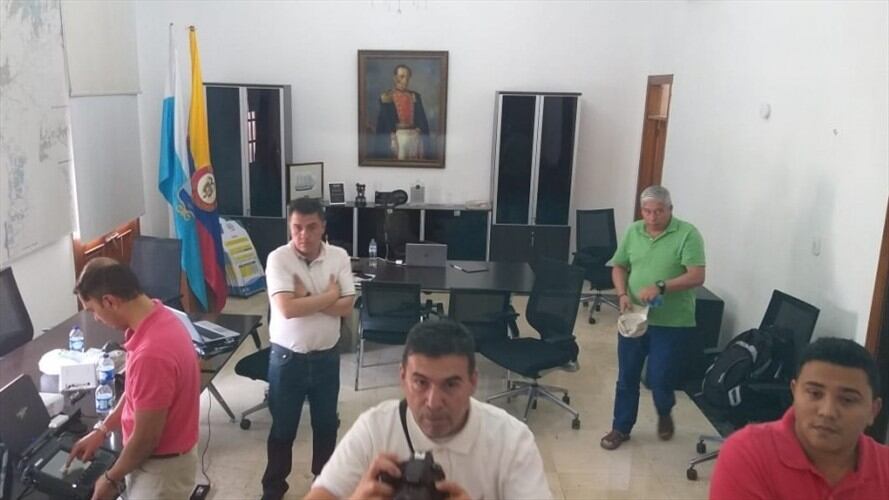 Abren indagación por polémico "allanamiento" a despacho en la alcaldía de Santa Marta. Foto: Suministrada