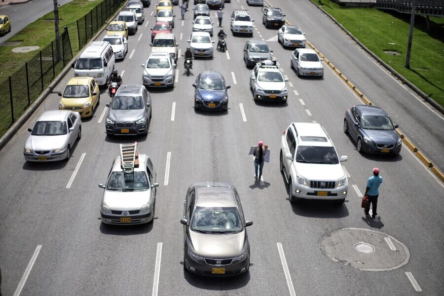 Anuncian nuevas obras en la Autopista Norte en Bogotá. Foto: Colprensa