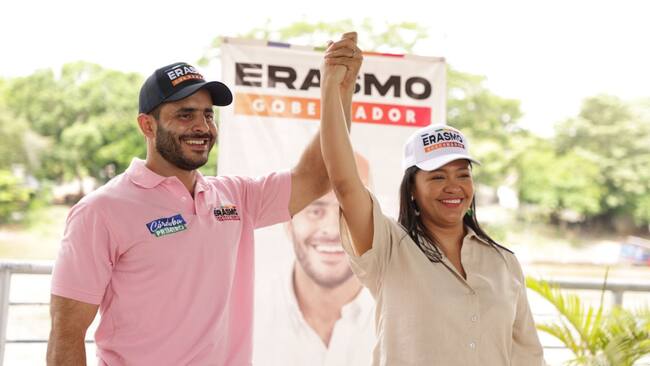 Yessica Cabeza desistió de su candidatura y se unió a la campaña de Erasmo Zuleta. Foto: prensa Erasmo Zuleta.