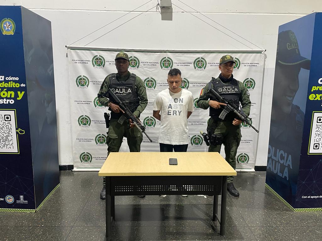 Capturan a alias Lucas, presunto cabecilla del Clan del Golfo. Foto: Fiscalía.